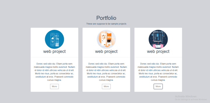 Portfolio Website with Vue