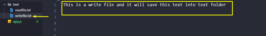 read and write files in NodeJS