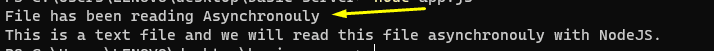read and write files in NodeJS