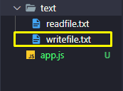 read and write files in NodeJS