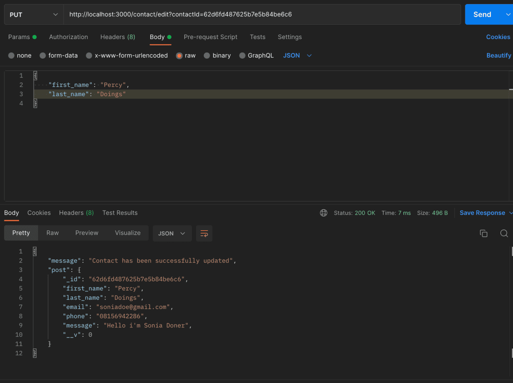 NestJS CRUD REST API.