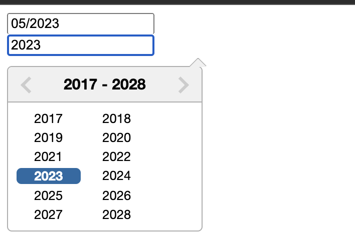 React Datepicker