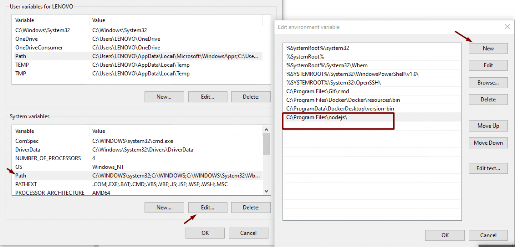 Node is not recognized